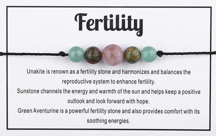 Fertility Crystal Bracelet - Q y o r a 