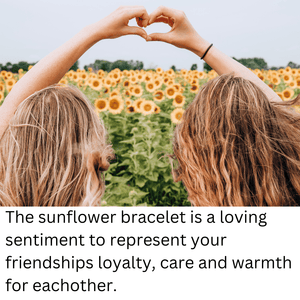 Sunflower Friendship Bracelet - Q y o r a 