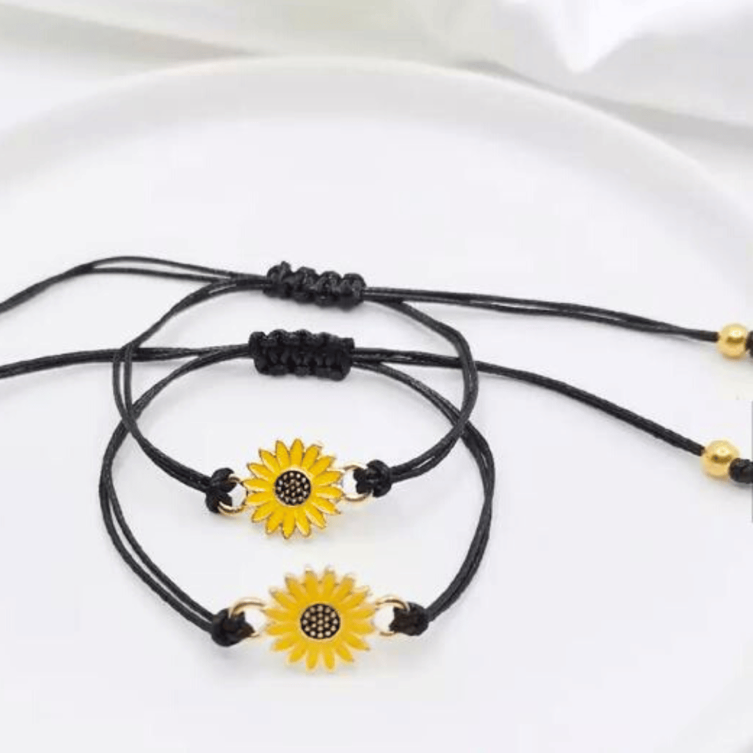 Sunflower sales friendship bracelet